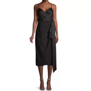 Diane Von Furstenberg Avila Wrap Dress Black Size 2